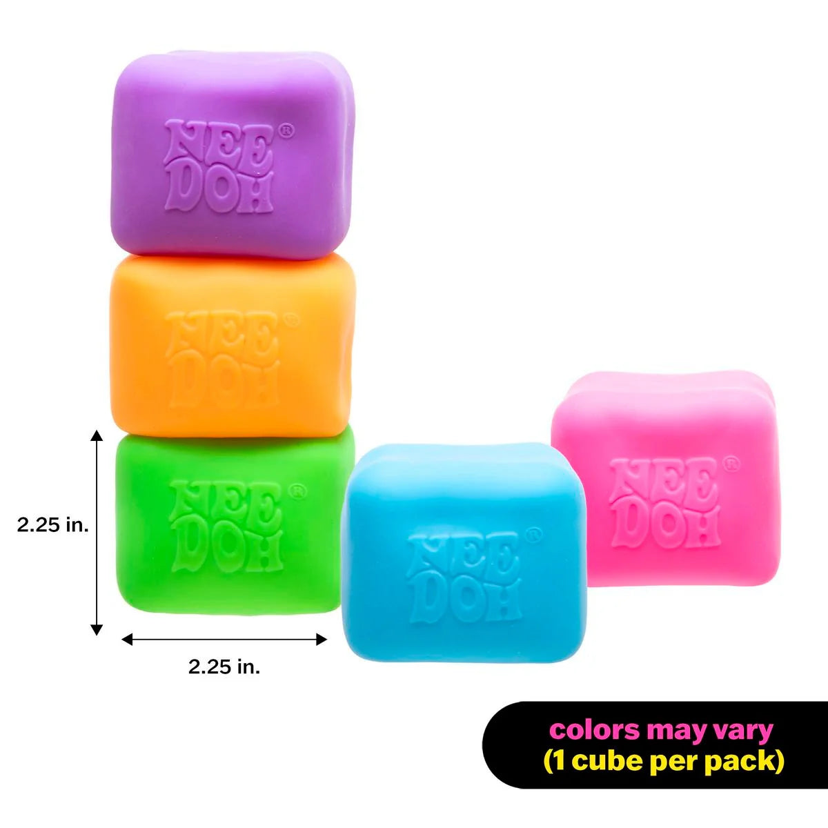 Sensory Fidget Toy with Super Solid Squish, Stretchable Stress Relief, One Random Color
