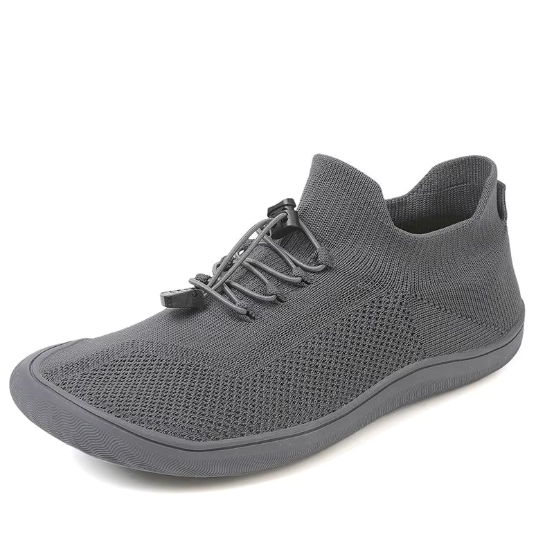 Men's Women's Five-Finger Round Toe Mesh Running Socks Shoes Breathable Non-Slip Casual Design Slip-On Closure Autumn Season