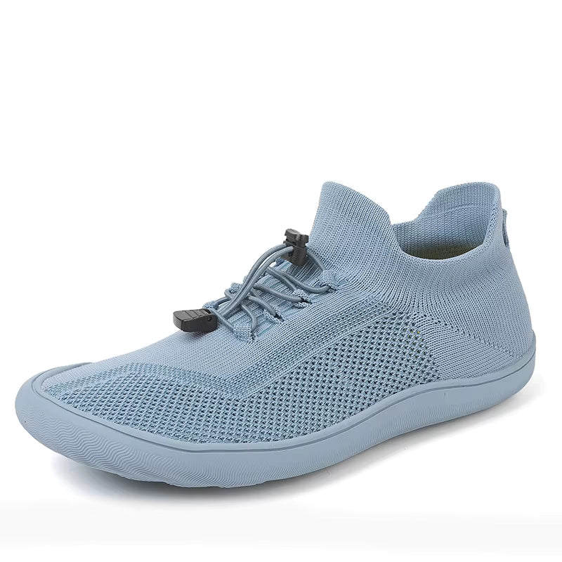 Men's Women's Five-Finger Round Toe Mesh Running Socks Shoes Breathable Non-Slip Casual Design Slip-On Closure Autumn Season