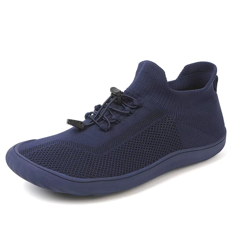 Men's Women's Five-Finger Round Toe Mesh Running Socks Shoes Breathable Non-Slip Casual Design Slip-On Closure Autumn Season