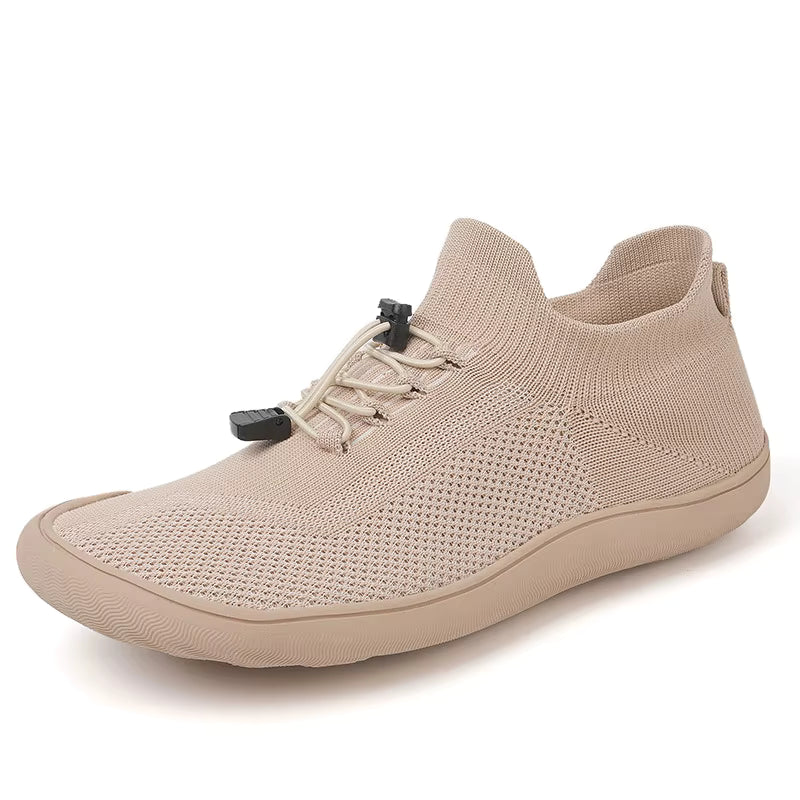 Men's Women's Five-Finger Round Toe Mesh Running Socks Shoes Breathable Non-Slip Casual Design Slip-On Closure Autumn Season