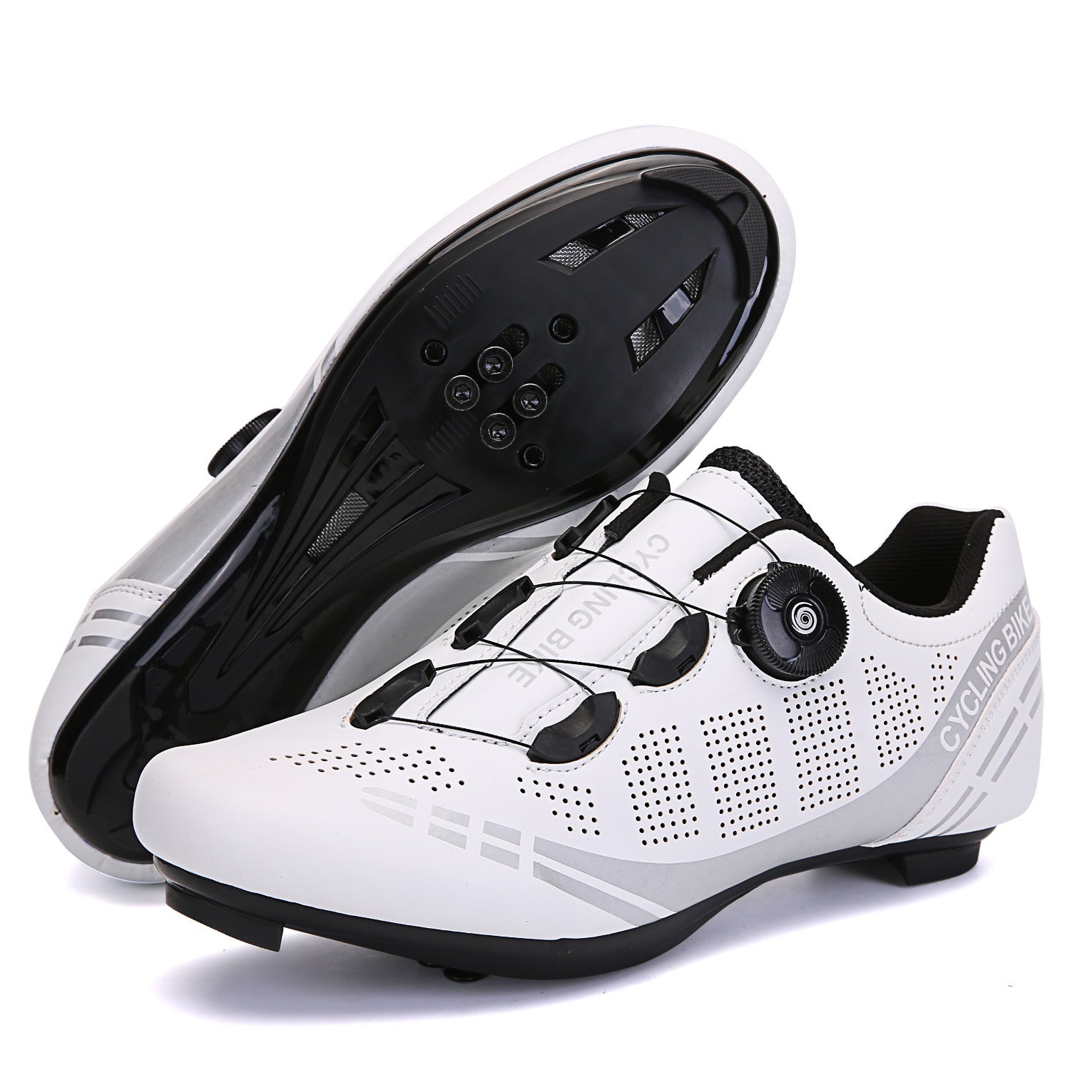 Fashion Quality Lightweight Breathable Men's Women's Road Mountain Cycling Shoe Gear for All Seasons with Lockup Function