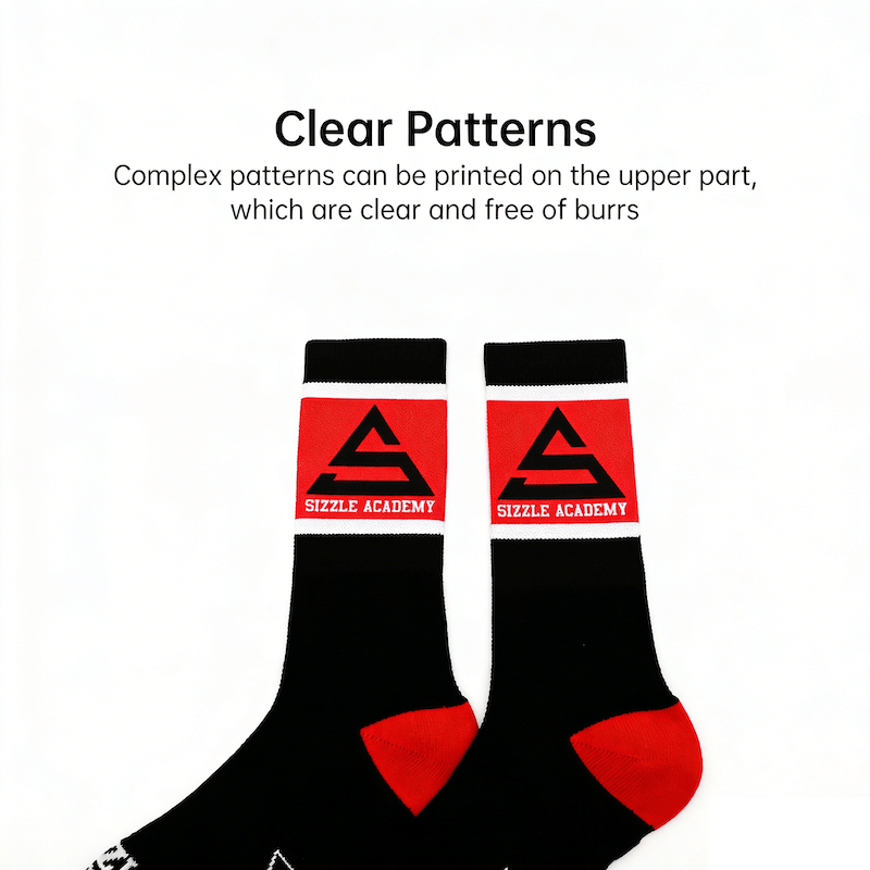 Cushioned 3D Compression Athletic Socks, Breathable Mid-Hose Road Cycling Socks, Anti-Odor Performance Socks for Spring/Summer