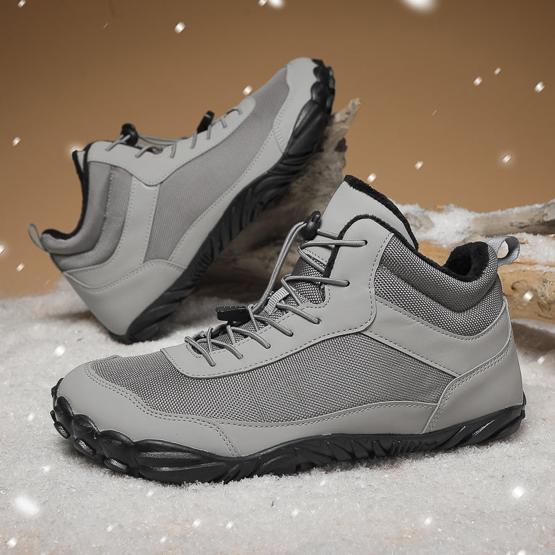 Autumn Winter Ankle & Bootie Casual Boots Waterproof Snow Shoes with Breathable Mesh Lining Rubber/PU Warm Unisex