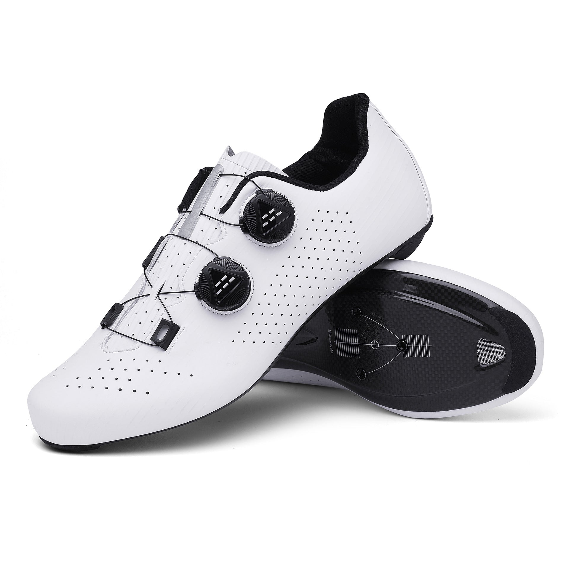 Fashion Breathable Carbon Fiber Road Lock Outdoor Shock-Absorbing Hard-Soled Dynamic Cycling Shoes for Sportwear Customization