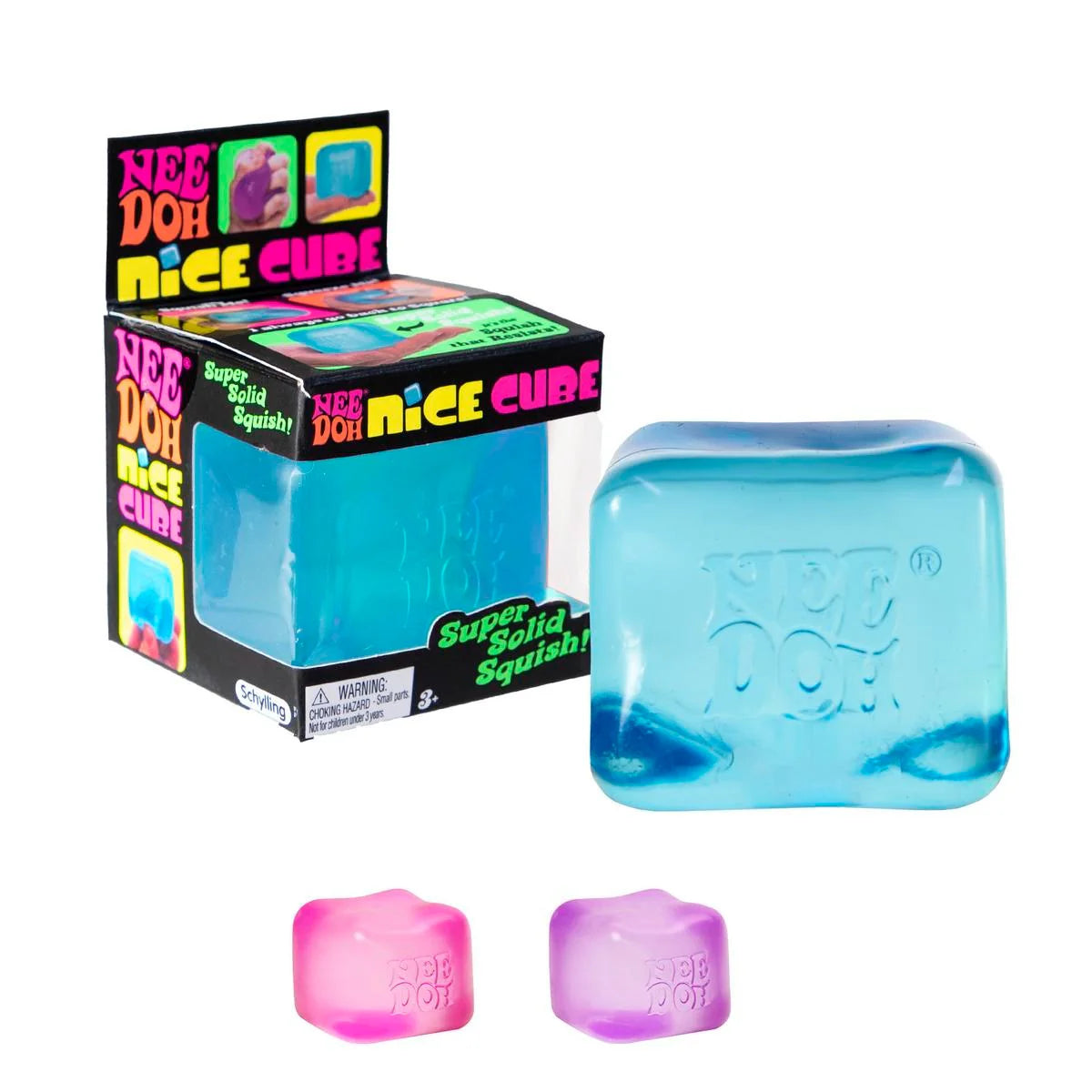 Sensory Fidget Toy with Super Solid Squish, Stretchable Stress Relief, One Random Color