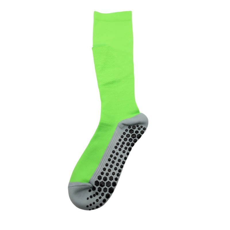 Unisex Performance Grip Soccer Socks - Thickened Towel Bottom, Breathable & Durable Over-the-Calf Sports Socks for Training