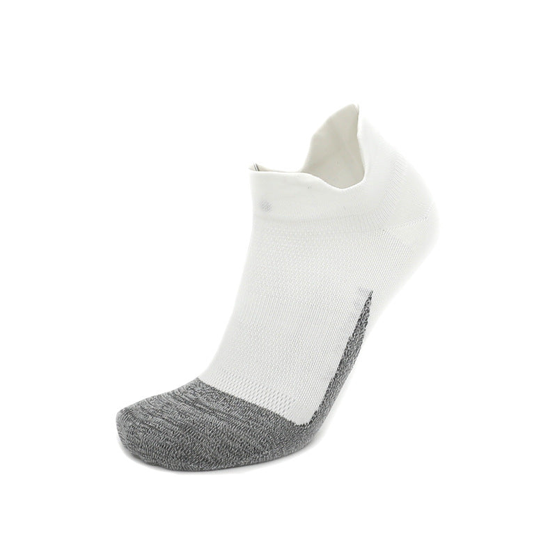 CrazShop cushioned anti-slip mid-hose running socks towel bottom heavyweight breathable performance spring summer
