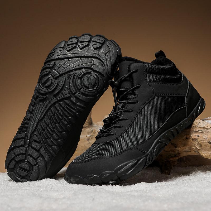 Autumn Winter Ankle & Bootie Casual Boots Waterproof Snow Shoes with Breathable Mesh Lining Rubber/PU Warm Unisex