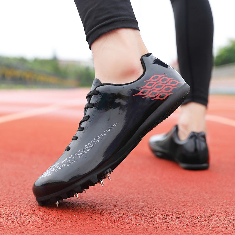 Men's Women's Spring Summer Sports Training Competition Spikes for Long-Distance Running Track Field Sprints Mesh Lining Rubber