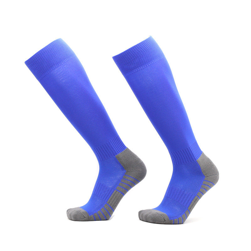 Cushioned Long Sports Socks, Breathable Over the Calf Soccer Socks, Moisture Wicking Durable Performance Socks for Men & Women