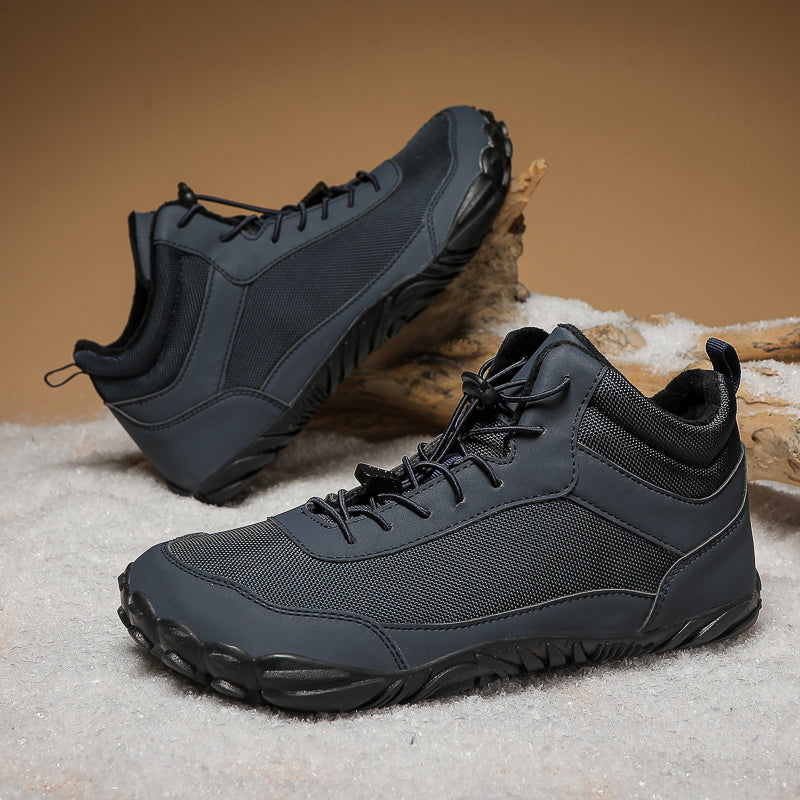Autumn Winter Ankle & Bootie Casual Boots Waterproof Snow Shoes with Breathable Mesh Lining Rubber/PU Warm Unisex