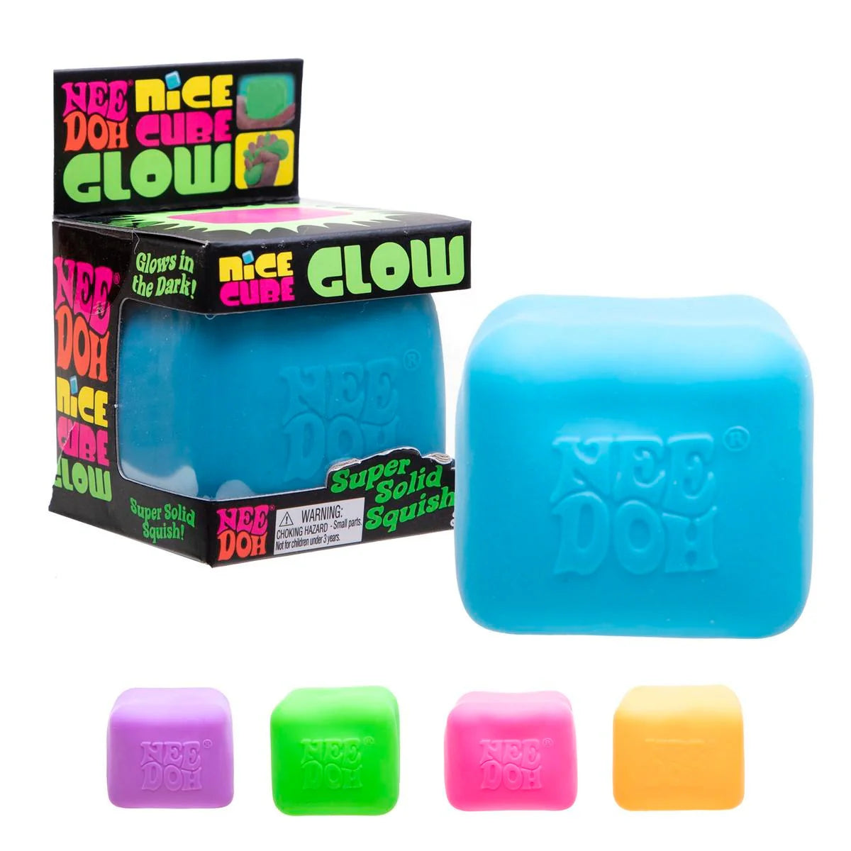 Sensory Fidget Toy with Super Solid Squish, Stretchable Stress Relief, One Random Color