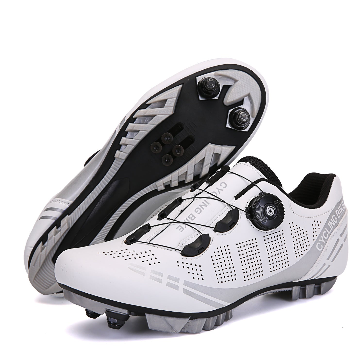 Fashion Quality Lightweight Breathable Men's Women's Road Mountain Cycling Shoe Gear for All Seasons with Lockup Function