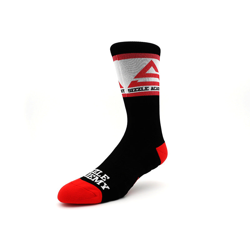 CrazShop cushioned 3D compression cycling socks breathable mid-hose anti-odor performance road bike spring summer
