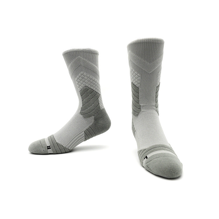 CrazShop cushioned over the calf soccer socks breathable moisture wicking durable performance men women
