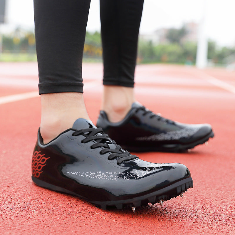 Men's Women's Spring Summer Sports Training Competition Spikes for Long-Distance Running Track Field Sprints Mesh Lining Rubber