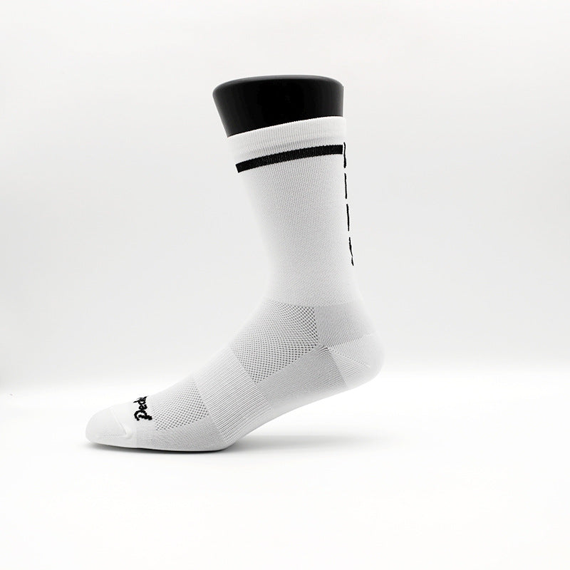 CrazShop cushioned athletic cycling socks breathable mid-hose road bike moisture wicking performance spring summer
