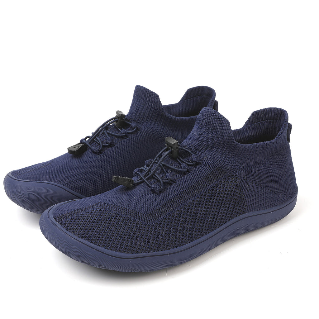 Men's Women's Five-Finger Round Toe Mesh Running Socks Shoes Breathable Non-Slip Casual Design Slip-On Closure Autumn Season