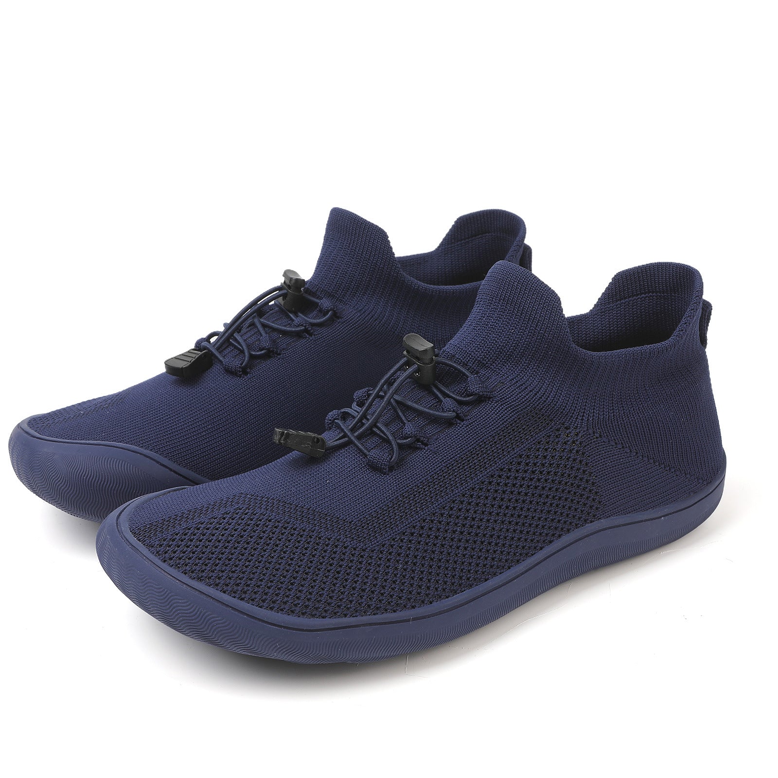 Men's Women's Five-Finger Round Toe Mesh Running Socks Shoes Breathable Non-Slip Casual Design Slip-On Closure Autumn Season