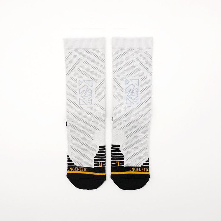 CrazShop unisex performance athletic socks breathable odor-resistant crew marathon outdoor fitness
