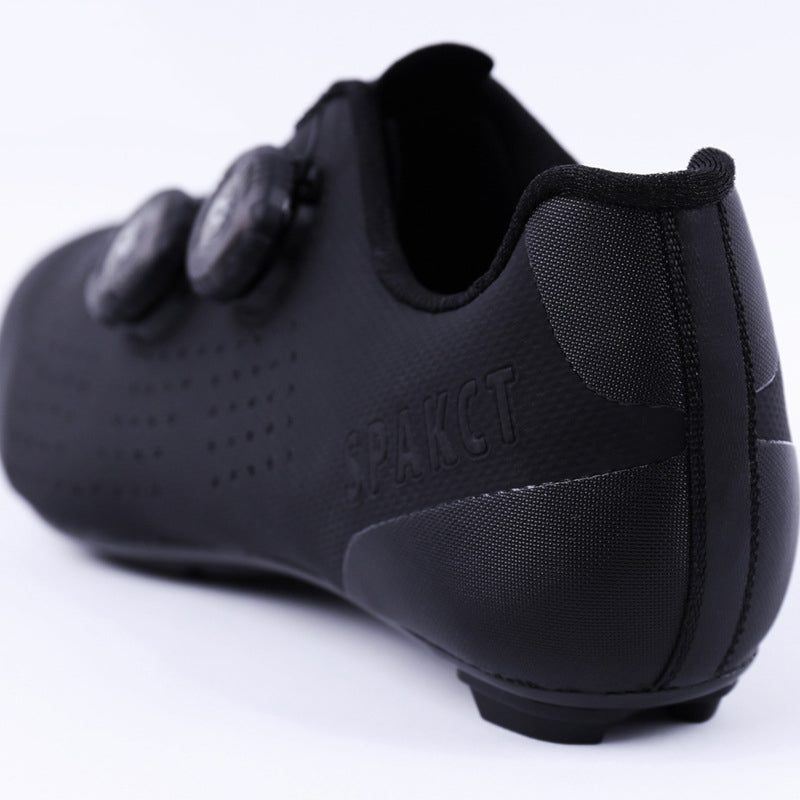 Men's Women's Carbon Fiber Road Bike Cycling Lock Shoes Breathable Heat-Dissipating Double Knob Lock Shoes Sports
