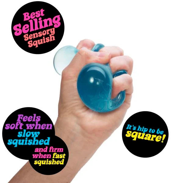 Sensory Fidget Toy with Super Solid Squish, Stretchable Stress Relief, One Random Color