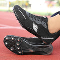 New Style Unisex Track Field Spiked Shoes Sprints Long-Distance Running Soft Mesh Lining Spring/Summer Sports Training Rubber
