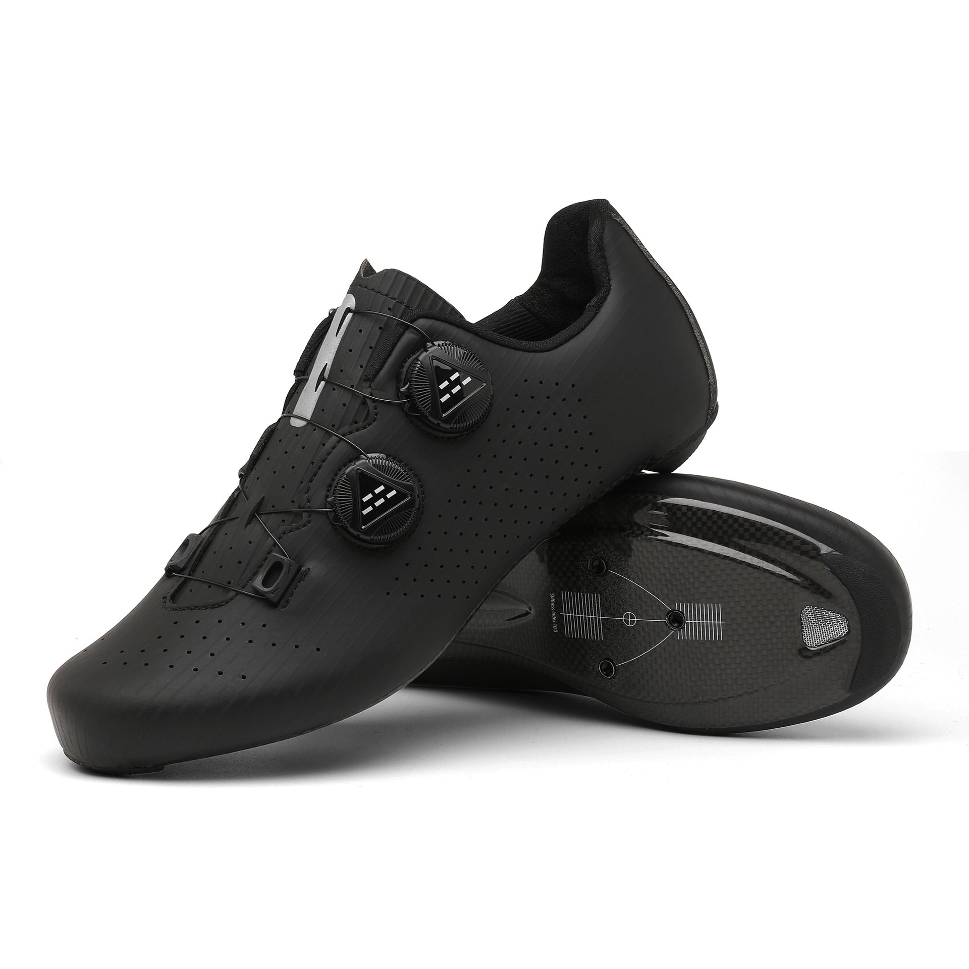 Fashion Breathable Carbon Fiber Road Lock Outdoor Shock-Absorbing Hard-Soled Dynamic Cycling Shoes for Sportwear Customization
