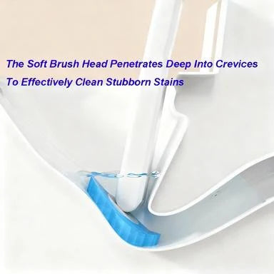 Disposable Toilet Brush, Toilet Bowl Wand Holder Set with 24PCS Cleaner Refills, Bathroom Cleaning System for Sink Bathtub Drain Wash Basin Urinal，Wall-Mount Scrubbing Toilet Brush Bathroom Cleaning Kit