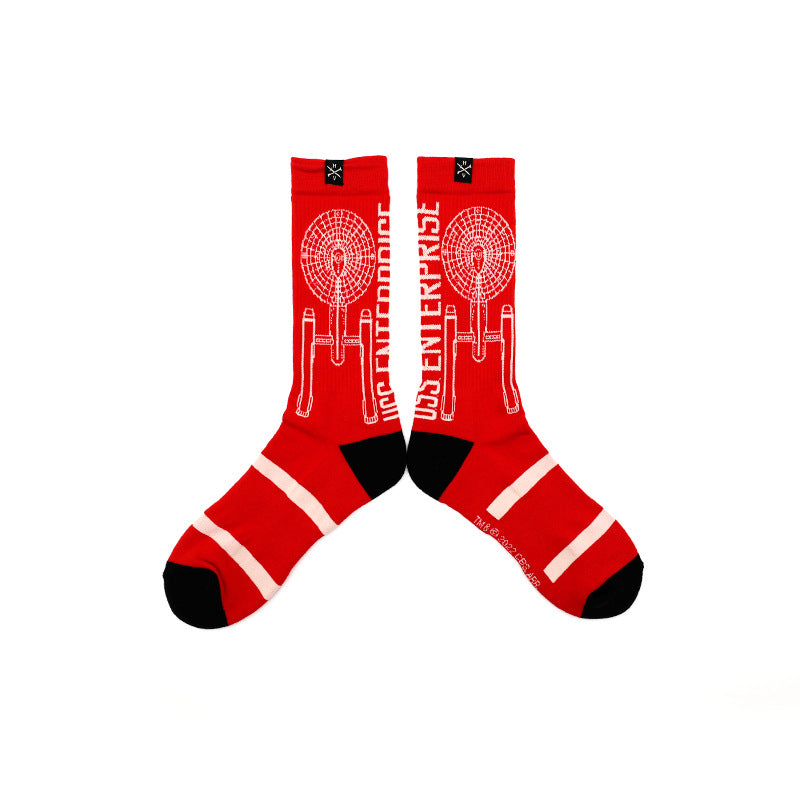 Men's Performance Crew Socks with Embroidered Logo - Cushioned & Breathable Towel Bottom Sports Socks for Basketball & Training
